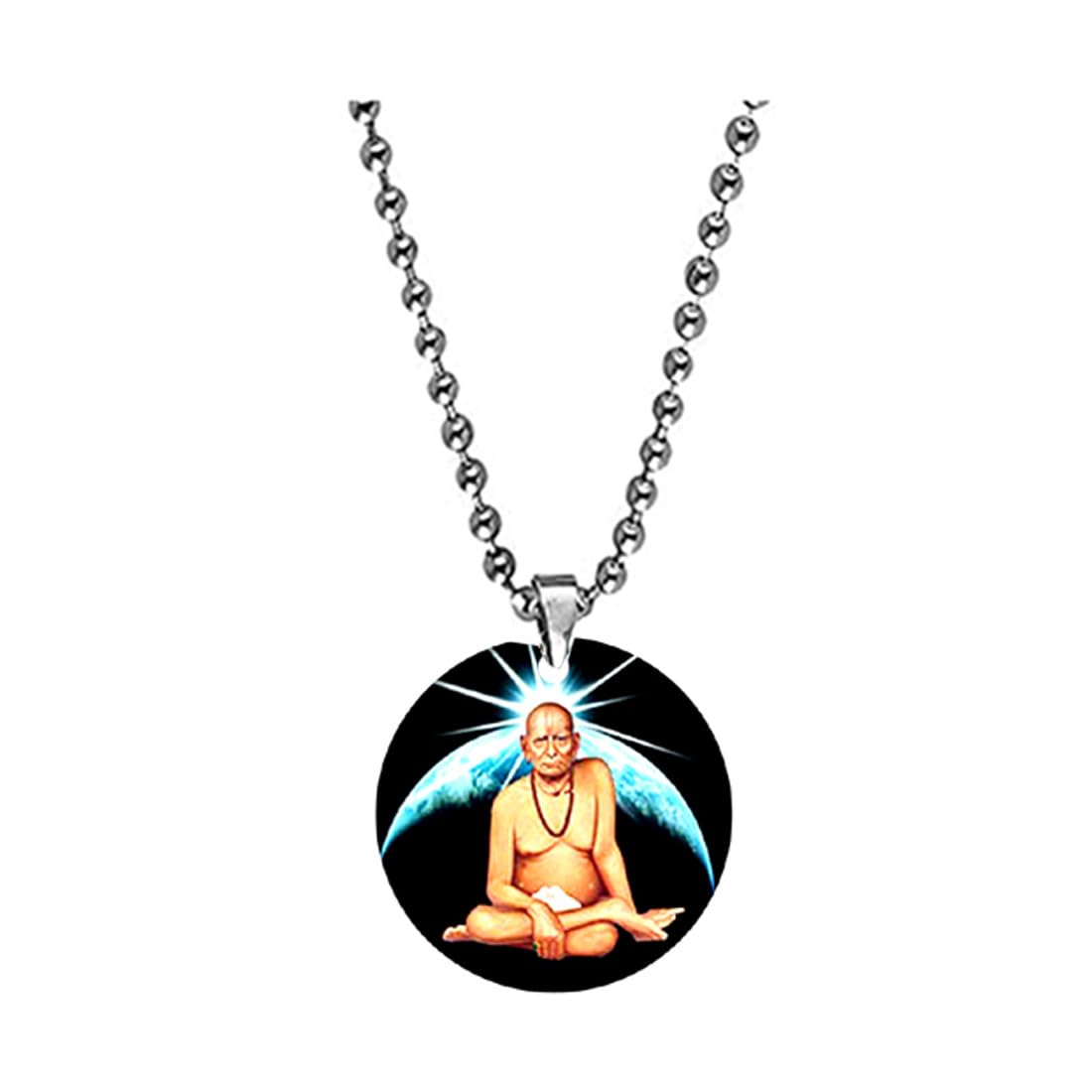 Lord Swami Religious Bead Chain Religious Pendant for Men and Women-image-36