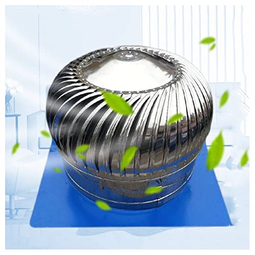 Chapeau de cheminée inox robuste avec extracteur éolien à griffes
