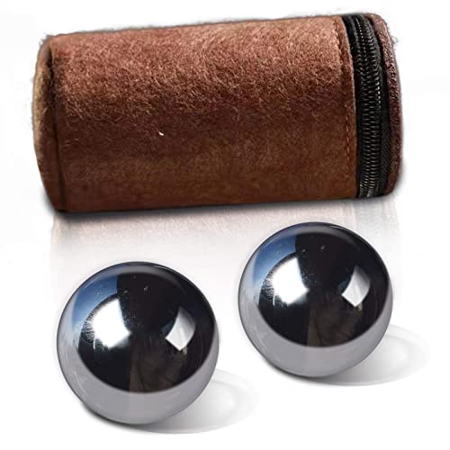 Baoding Balls 1.57 Inch 1.2Lb, Chinese Hand Therapy Balls, Stress Balls,Chinese Medicine Balls, Adult Decompression Toys, Daily Wrist Training Ball. Chinese Balls No Chime .Relieve Arthritis Symptoms #TOP4