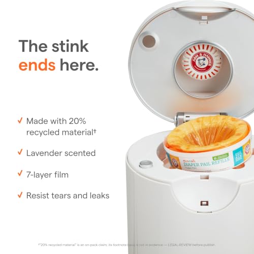 Munchkin Arm & Hammer Diaper Pail Refills, Lavender, 8 Pack - image 4