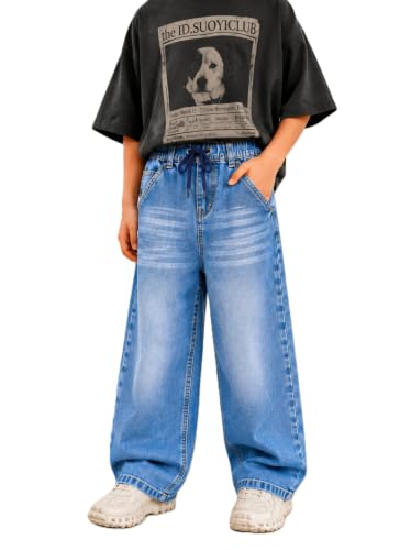 Image of Ben Martin Junior's Boys Jeans Pant || Kids Jeans for Boys || Denim Baggy Pants || Loose Fit Casual Trousers for Children