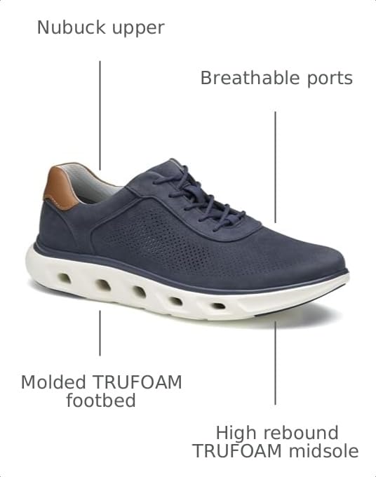 Image of Johnston & Murphy Men's Reactivate U-Throat Sneaker