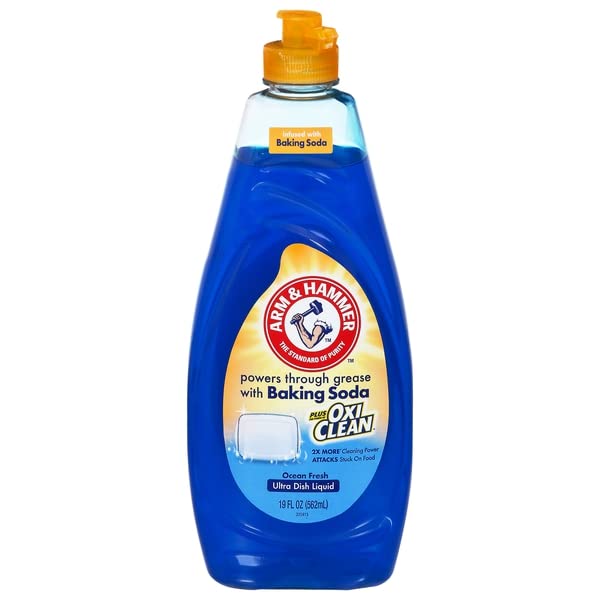 Image of Arm & Hammer, Ultra Dish Liquid, Ocean Fresh, 19 Ounce