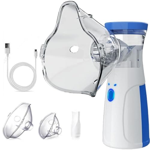 Nebulizador Inalador Ultrassonico Sem Fio Recarregavel USB Compac...