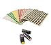 VASANA 6 fogli/576 PZ 0,6 '' Diametro Multi Colored Etichette per Olio Essenziale Cerchio Rotondo Olio Essenziale Cap Top Etichette Adesivi per Bottiglie Rulli Campioni Flaconi (Colore Casuale)