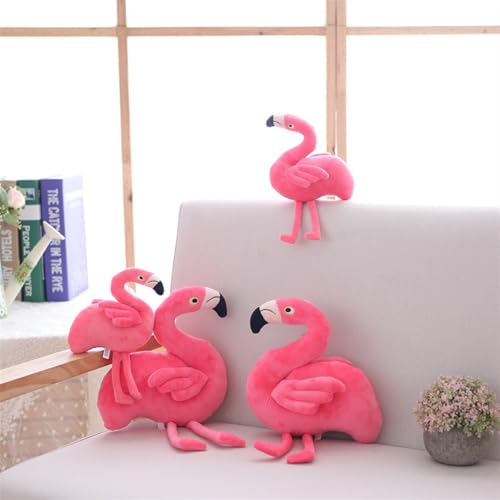 KUKUShining Flamingo Plüsch Spielzeug, weiches und niedliches Kuscheltier perfekt for Kinderzimmer Flamingo Thema Geschenke zur Babyparty(40cm/15.7in)