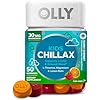 OLLY Kids Chillax Gummy, For a Calm and Relaxed Mood*, Magnesium, L-Theanine, Lemon Balm Extract, Chewable Supplement, Sherbet Flavored, 25 Day Supply - 50 Count (Packaging May Vary)