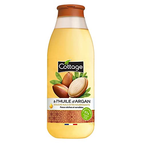 Cottage – Aceite de ducha con aceite de argán – 560 ml – Hidratación intensa para tu cuerpo – Pack de 3