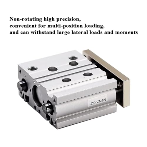 Cylindre de guidage pneumatique compact MGPL actionneur double effet 150mm