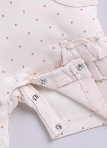 Image of Smart Baby Dungaree Set for Baby Girls | Cotton Romper with T-Shirt | Soft & Breathable Fabric | Cat Doll | Snap Button Closure for Easy Diaper Change