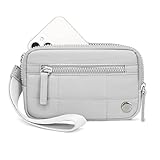 Sichere Fächer mit 3 Reißverschlüssen: Organisieren Sie Karten, Bargeld und Münzen mühelos mit speziellen Fächern (2 Innentaschen mit Reißverschluss + 1 Außentasche mit Schnellzugriff). Eingebaute RFID-Blockierschicht schützt Kreditkarten vor digital...