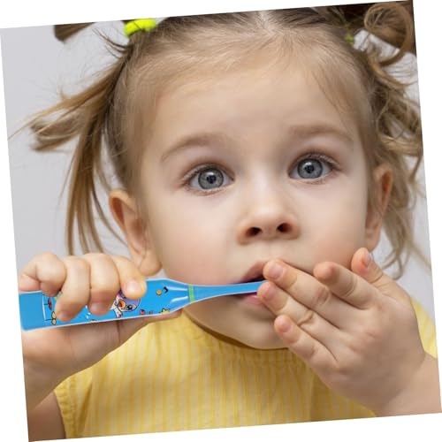 SOIMISS Elektrische Schallzahnbürste Für Junge Mädchen Akustische Vibrationstechnologie Tragbare Mini-zahnbürste Cartoon-muster Klares Und Sicheres Design – Bild 5