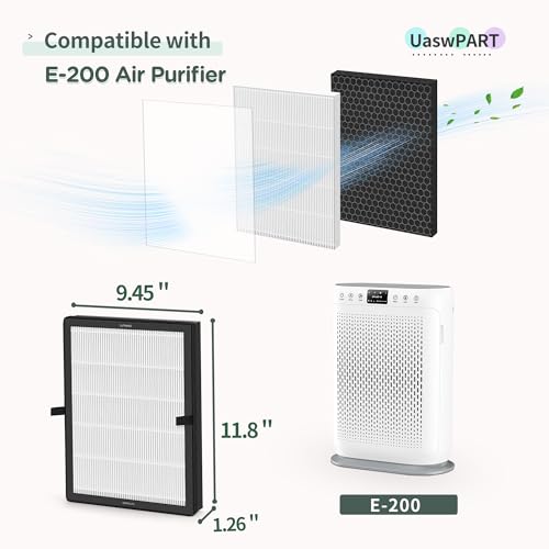 Filtre Lunino E-200 avec tablettes d'aromathérapie pour purifier le salon - 3