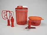Original Tupperware TUPPERWARE Chef Multi-Chef rot+Turbo-Chef Behälter 300 ml+Deckel orange Speedy