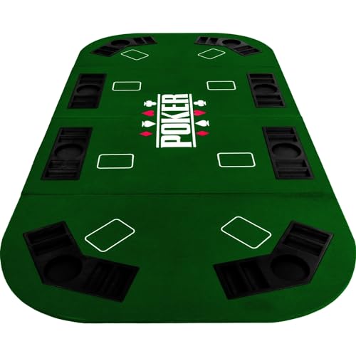 Faltbare Pokerauflage für bis zu 8 Spieler von Games Planet