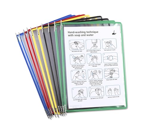 Pochette pivotante antimicrobienne Tarifold A4 portrait en lot de 10