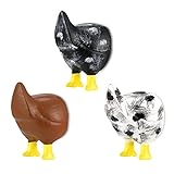 Bonuci Chicken Butt Magnet Fun Refrigerator Magnets Farm Animal Butt Classroom Magnets Chicken Decorations Funny Refrigerator Photo for Home and Office Decor Animal Lover Gift(3 Pcs)