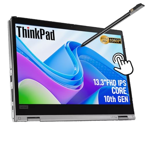 Lenovo ThinkPad L13 Yoga 2-in-1 Laptop 13.3' Full HD Touchscreen Notebook, Intel Core i5-10310U, 8GB DDR4 RAM 512GB SSD, Fingerprint, Windows 11 Pro(Renewed)