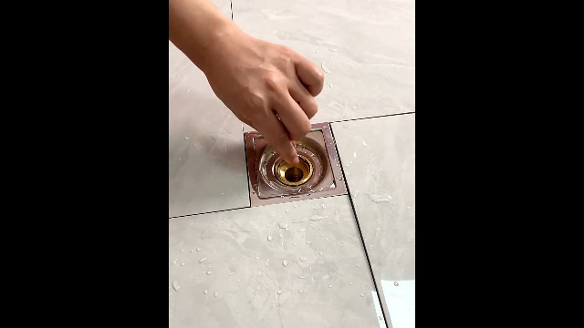 Siphon De Sol Carré En Acier Inoxydable - Drain Pour Douche Italienne Et Salle De Bain