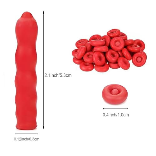 Tapones universales para sellar tubos de calafateo rojos (30 unidades) miniatura 2
