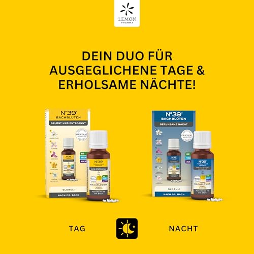 Original Bachblüten Globuli Nr. 39 Für alle Fälle von Lemon Pharma, Bio und Vegan