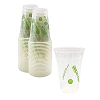 Algopix Similar Product 20 - PlantBased Clear Cold Cup 16 Ounce