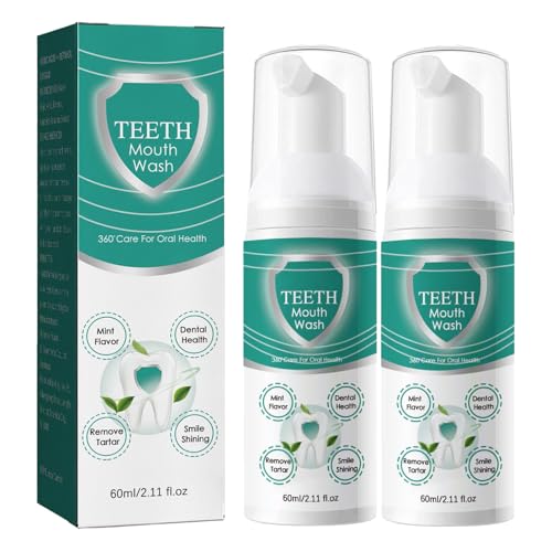 Collutorio in schiuma, per la cura totale dei denti, collutorio, sbiancamento dei denti, pulizia profonda, alito fresco, risolve tutti i problemi orali (2)