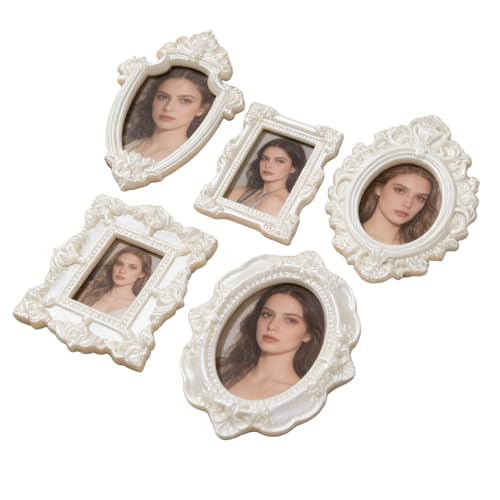 Lot de 5 cadres photo miniatures - Présentoir de bijoux...