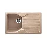 Franke CUG 611 - Lavello a incasso, rettangolare, fragranito, sabbia, 1 ciotole, rettangolare