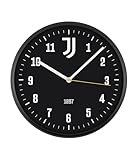 Seven Orologio da parete JUVENTUS al quarzo con movimento continuo, Prodotto ufficiale, Calcio, Idea regalo bambini e adulti