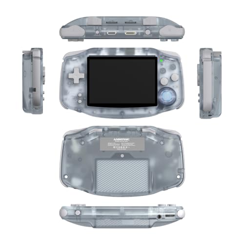 Image of RG34XX Retro Handheld Game Consoles Classic Retro Gaming Console 64G Card Preloaded Games 5000+ rg34xx Portable Gaming Console Linux 64-bit 3500mAh Battery WiFi Bluetooth HD and TV Output Glacier