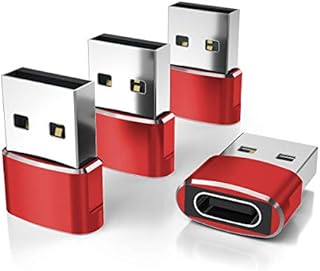 USB to USB C Adapter 4Pack,Type C Female to A Male Cable Converter for Apple Ultra iWatch 7 8 SE,iPhone 14 13 12 11 Pro Max Plus,Airpods,iPad 8th 9th 10th Air 4th 5th Mini 6th Generation