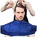 Produktbild MNNE Haar-Ausschnitt-Kap-Regenschirm Cape Salon Barber Für Erwachsene Barber Salon Und Zu Hause Stylisten Verwenden Friseur Kit Blue