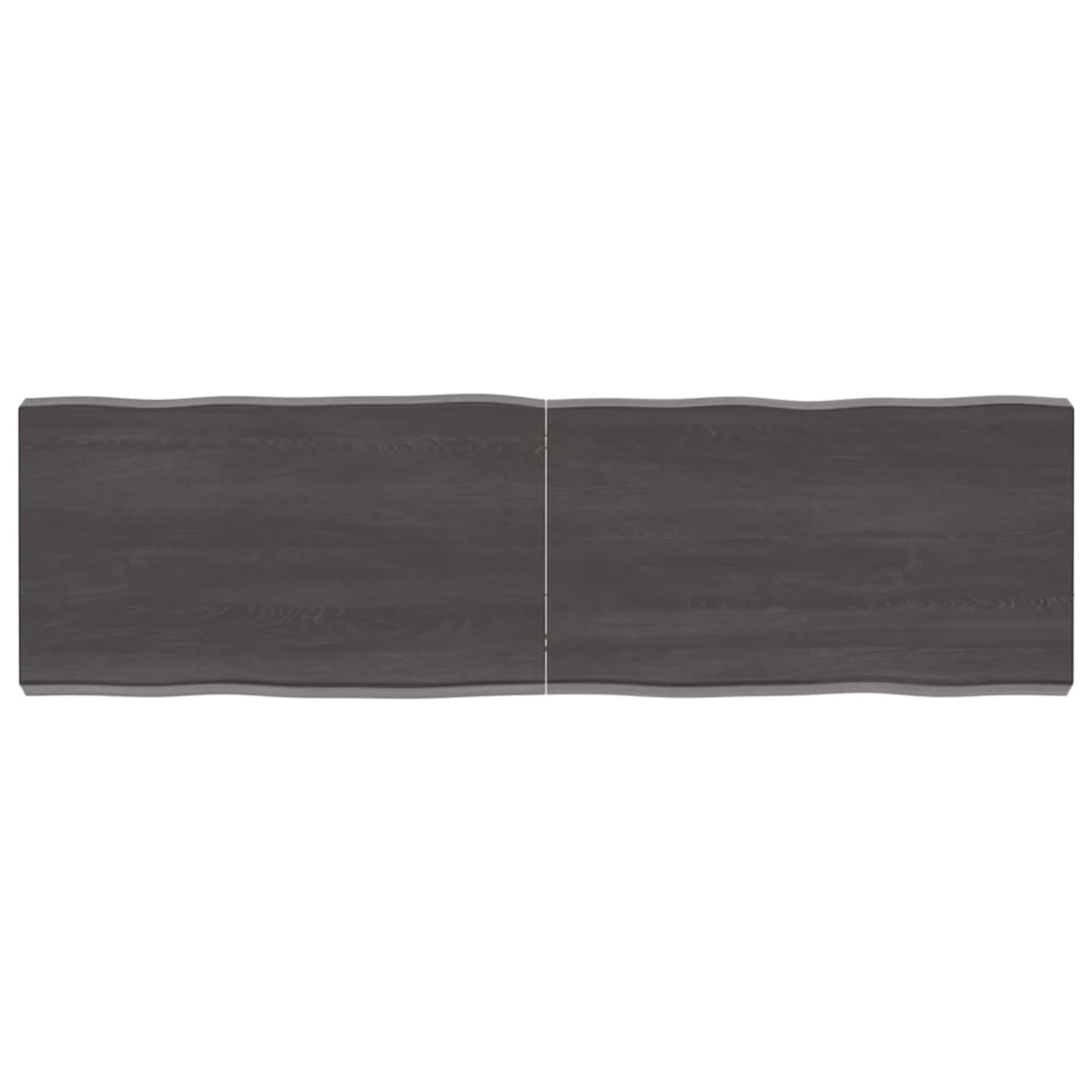 Homgoday Piano del tavolo marrone scuro 140 x 40 x (2 – 6) cm in legno massello trattato Live Edge, piano di ricambio per cucina e caffè, tavolo da pranzo, scrivania, piano di lavoro, mobili da banco