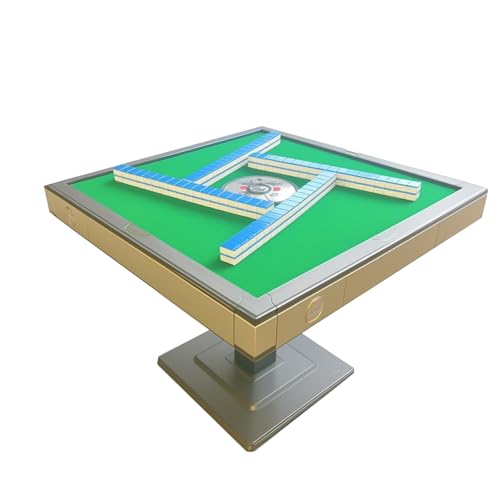 Mesa eléctrica plegable de Mahjong con fichas