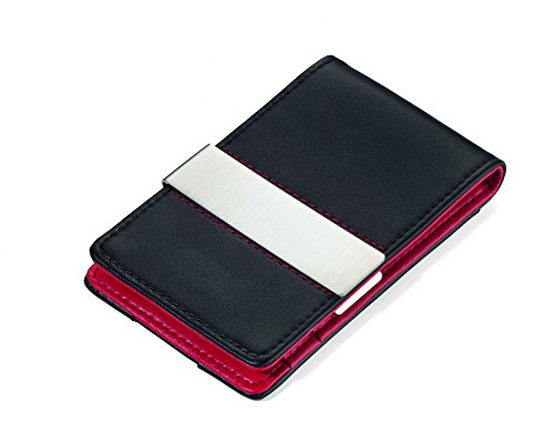 Troika Red and Black Flat Wallet with RIFD Protection (CCC1532LE)