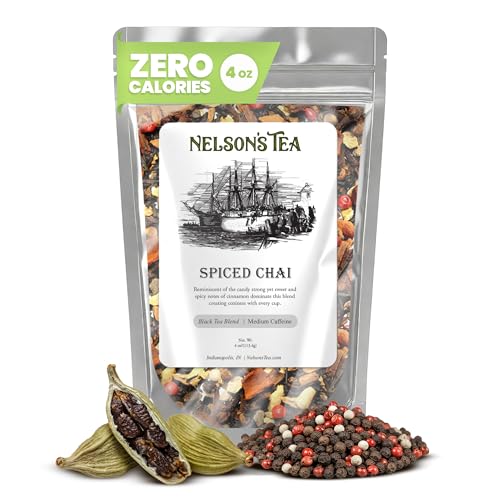 Té negro en hebras 4 oz especiado chai miniatura 1
