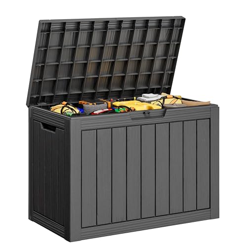 Image of Outdoor Storage Box Waterproof, 45 Gallon Deck Box for Patio Storage