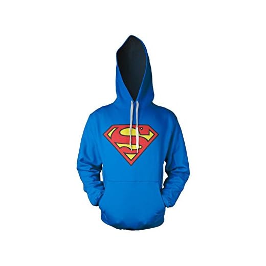 Superman Shield Hoodie (Blue), Medium