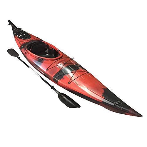 Cambridge Kayaks ES, Adventura 350, turismo, vermelho com preto, rígido