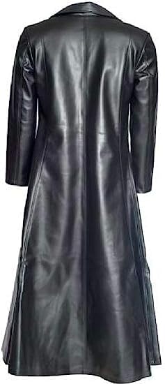 Wesley Snipes Blade Trinity Leather Long Trench Coat (XL-48")3