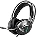 TECKNET Cuffie Gaming con Microfono Stereo Surround, Cuffie da Gioco con Φ50mm Riduzione del Rmore e Achetto Rgolabile per Pc e Laptop