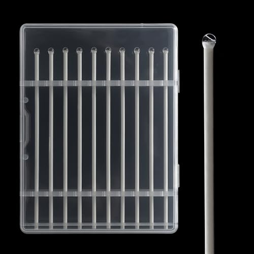 AAwipes Sticky Swab Gel (ESD-Safe 2.5 mm/0.1 inch Round Head, 10 Packs) Sticky Pen Silicone Gel Stick for Camera Sensors, LCD, Semiconductors, PCB, SMT & Watches etc. (No. GSP-10)