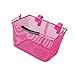 predolo Front Handlebar Basket for Kids Bicycle, Storage Carrier for Cycling, Pink