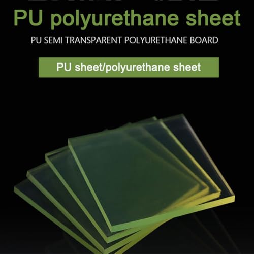 Feuille de polyuréthane PU plaque elastomere plastique technique 300x300x5mm 2pcs