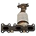 Exhaust Manifold with Catalytic Converter & Gasket + Hardware Pair Set for 2013-2015 Ford Explorer / 2013-2015 Flex / 2013-2015 Taurus / 2013-2015 Lincoln MKS / 2013/2015 MKT / 3.5L V6 Models Only