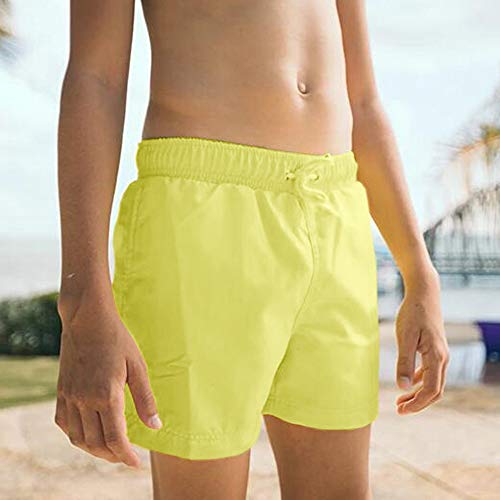 Honorall Mudança de cor engraçada Sunga Swimwear Verão Sensível à Temperatura Praia Shorts de Nataçã