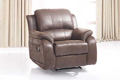 Mikrofaser Relax-Sofa Relaxsessel Fernsehsessel 5129-1-VF03 – Bild 5