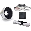 High Definition 0.45x Wide Angle Lens w/Macro Compatible with Sony HDR-XR350V + Filters