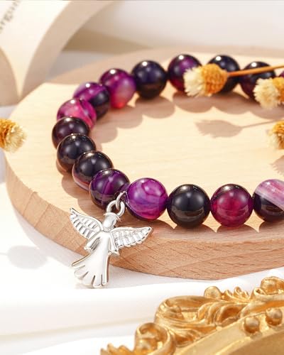 Guardian Angel Bracelet Gifts for Women, Inspirational Encouragement Spiritual Jewelry Angel Gifts2